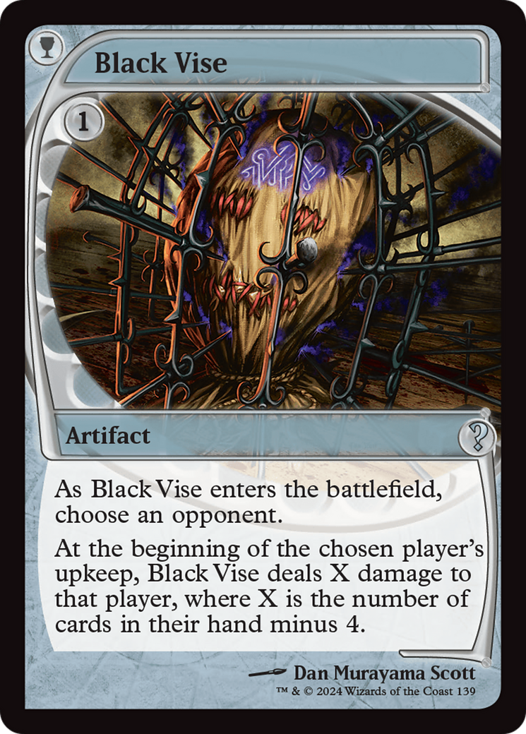 Black Vise (Future Sight) [Mystery Booster 2] | Eastridge Sports Cards & Games