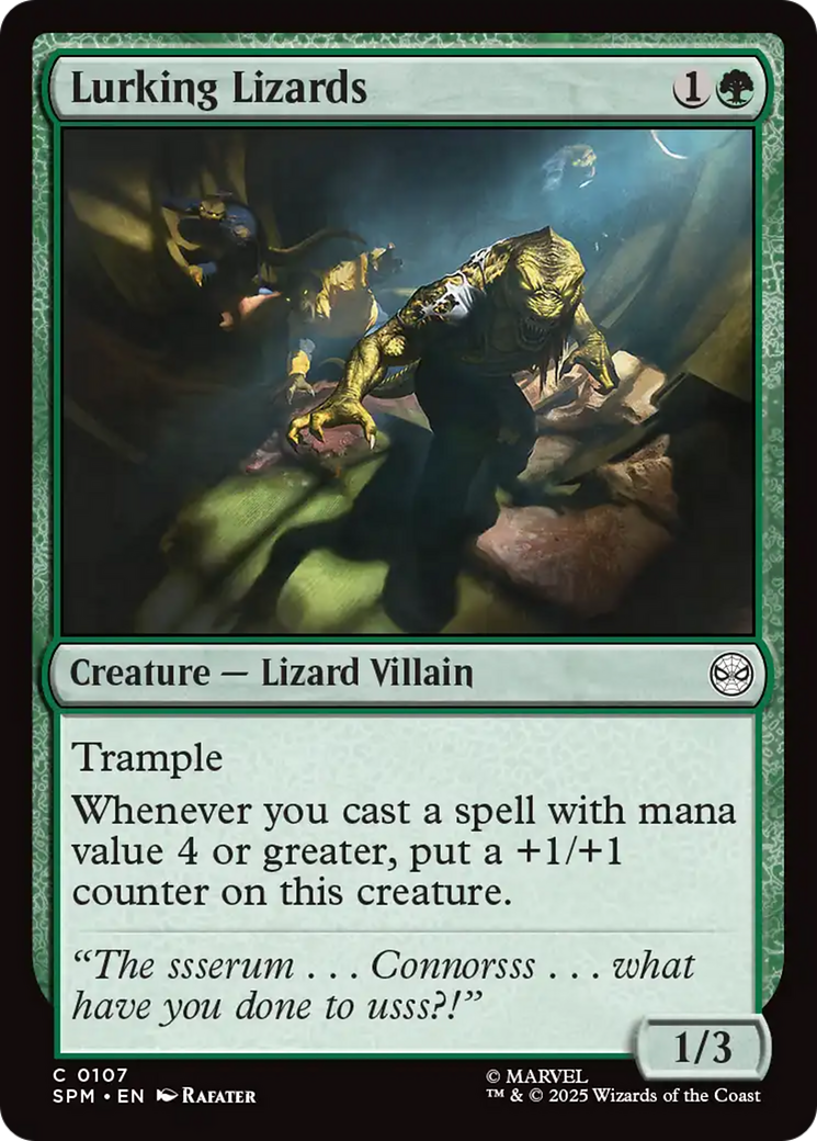 Lurking Lizards [Marvel's Spider-Man] | Eastridge Sports Cards & Games