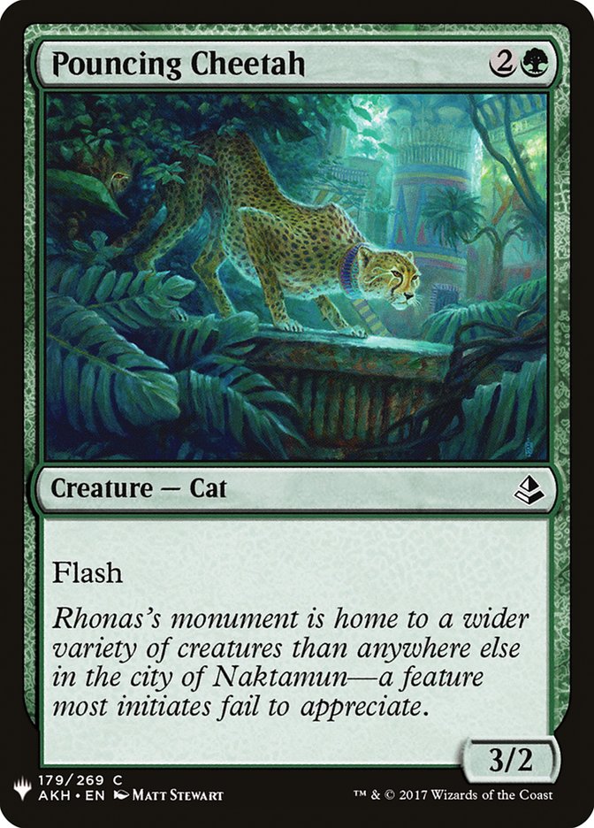Pouncing Cheetah [Mystery Booster] | Eastridge Sports Cards & Games