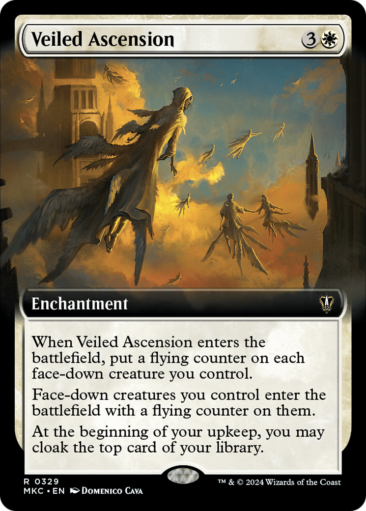 Veiled Ascension (Extended Art) [Murders at Karlov Manor Commander] | Eastridge Sports Cards & Games