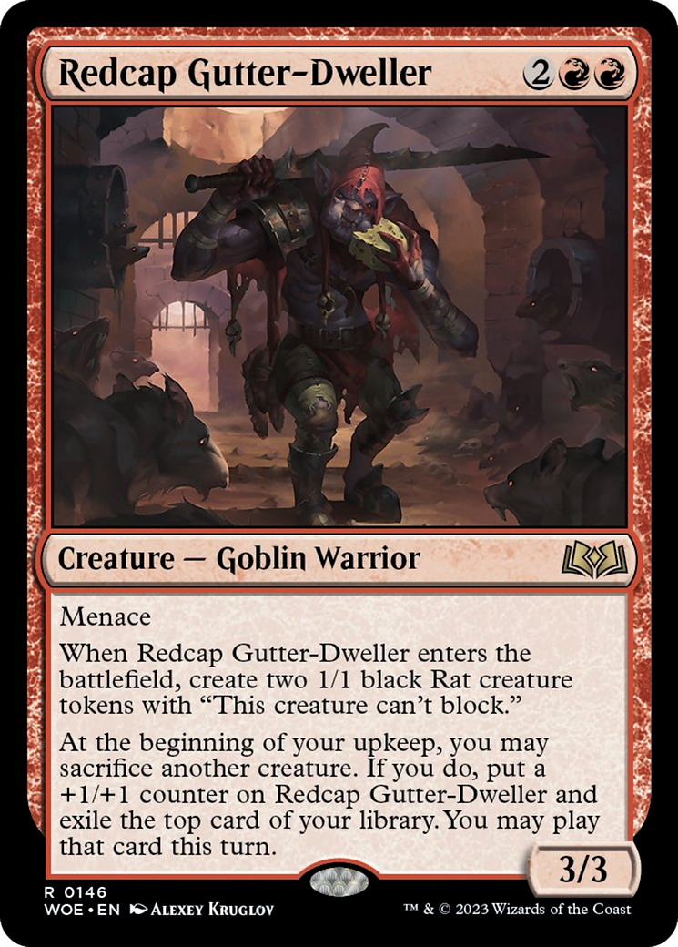 Redcap Gutter-Dweller [Wilds of Eldraine] | Eastridge Sports Cards & Games