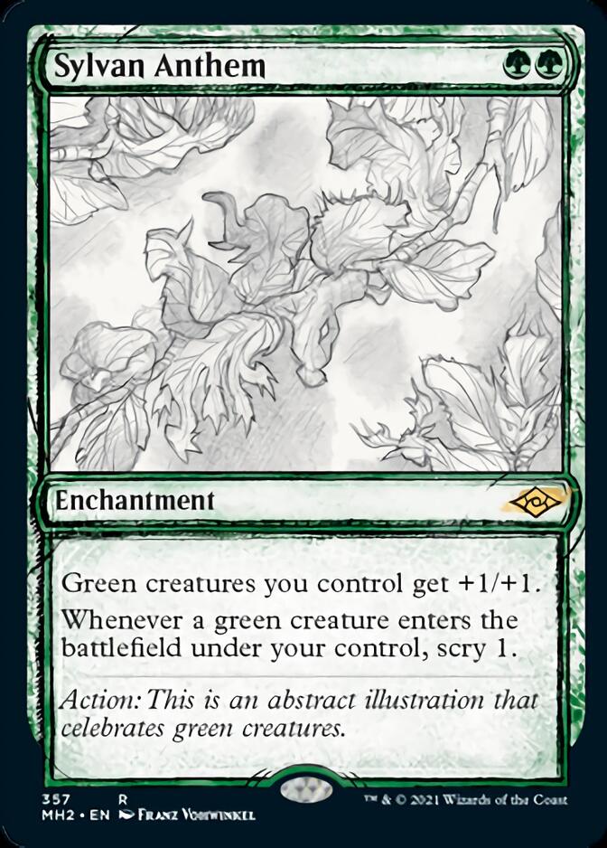 Sylvan Anthem (Sketch) [Modern Horizons 2] | Eastridge Sports Cards & Games