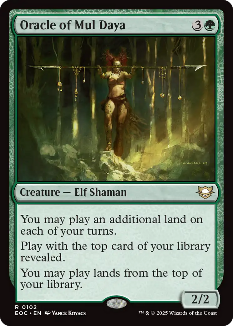Oracle of Mul Daya [Edge of Eternities Commander] | Eastridge Sports Cards & Games