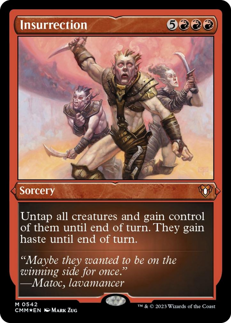 Insurrection (Foil Etched) [Commander Masters] | Eastridge Sports Cards & Games