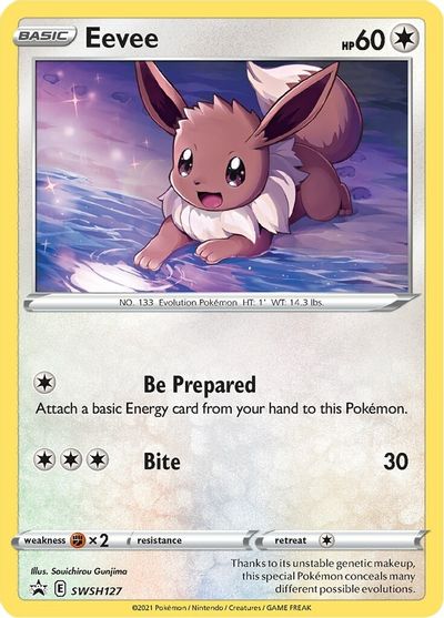 Eevee (SWSH127) [Sword & Shield: Black Star Promos] | Eastridge Sports Cards & Games