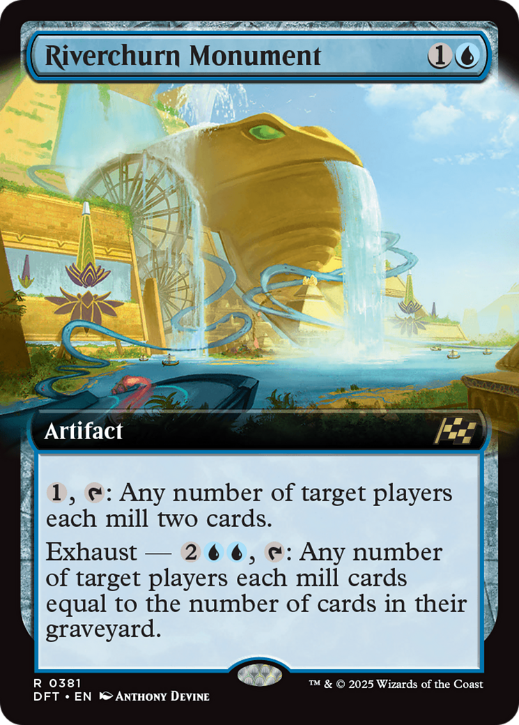 Riverchurn Monument (Extended Art) [Aetherdrift] | Eastridge Sports Cards & Games