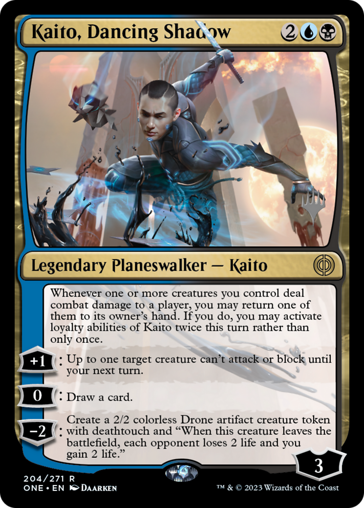 Kaito, Dancing Shadow (Promo Pack) [Phyrexia: All Will Be One Promos] | Eastridge Sports Cards & Games