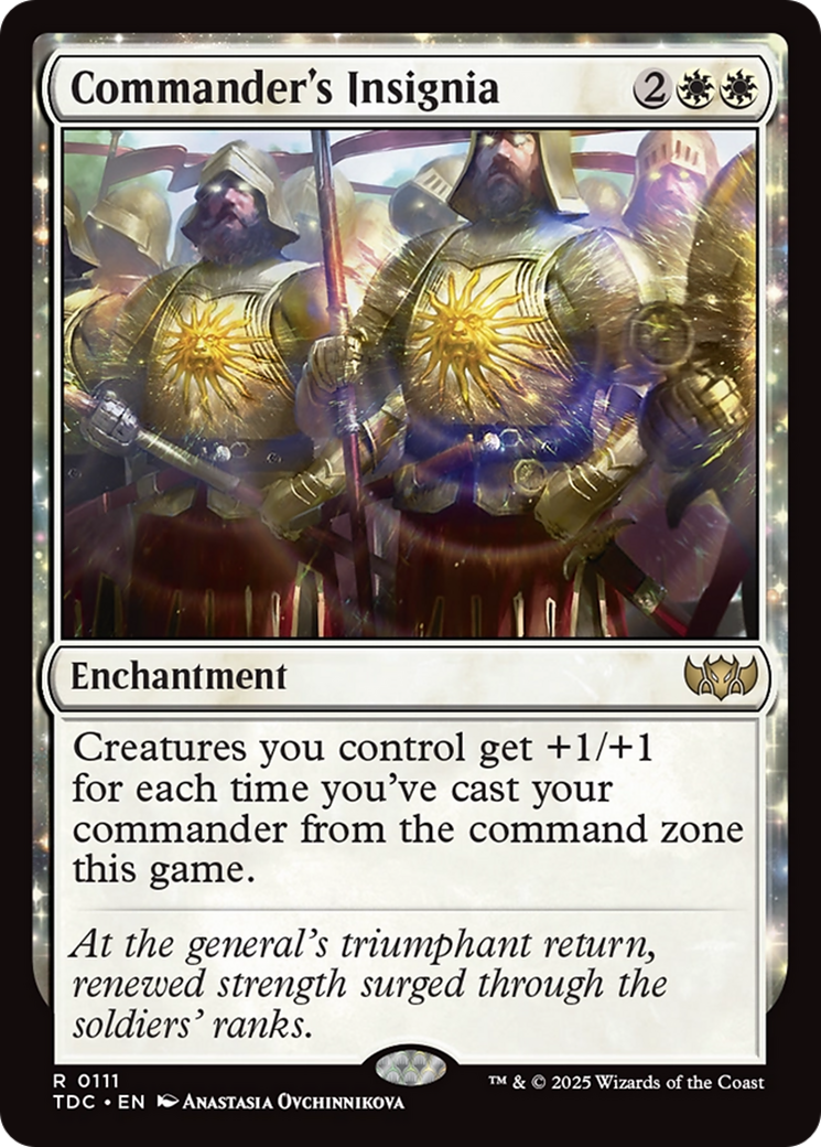 Commander's Insignia [Tarkir: Dragonstorm Commander] | Eastridge Sports Cards & Games