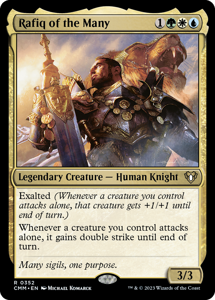 Rafiq of the Many [Commander Masters] | Eastridge Sports Cards & Games
