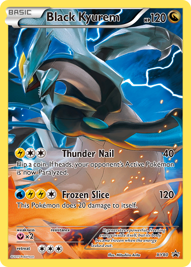 Black Kyurem (XY80) (Full Art Promo) [XY: Black Star Promos] | Eastridge Sports Cards & Games