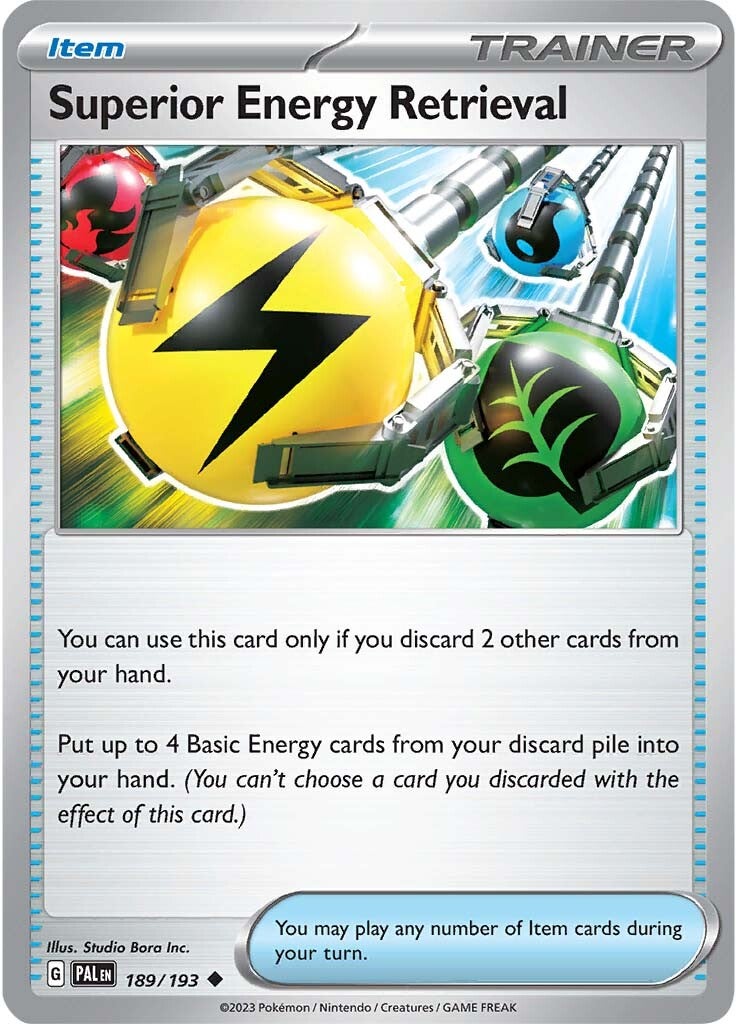 Superior Energy Retrieval (189/193) [Scarlet & Violet: Paldea Evolved] | Eastridge Sports Cards & Games
