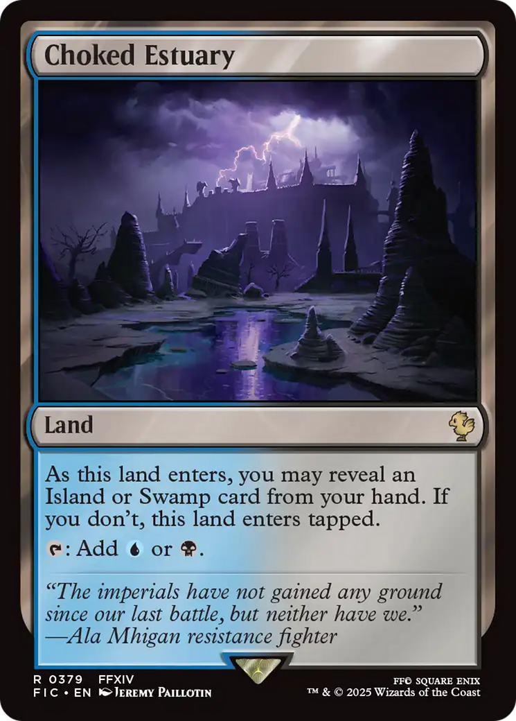 Choked Estuary [FINAL FANTASY Commander] | Eastridge Sports Cards & Games