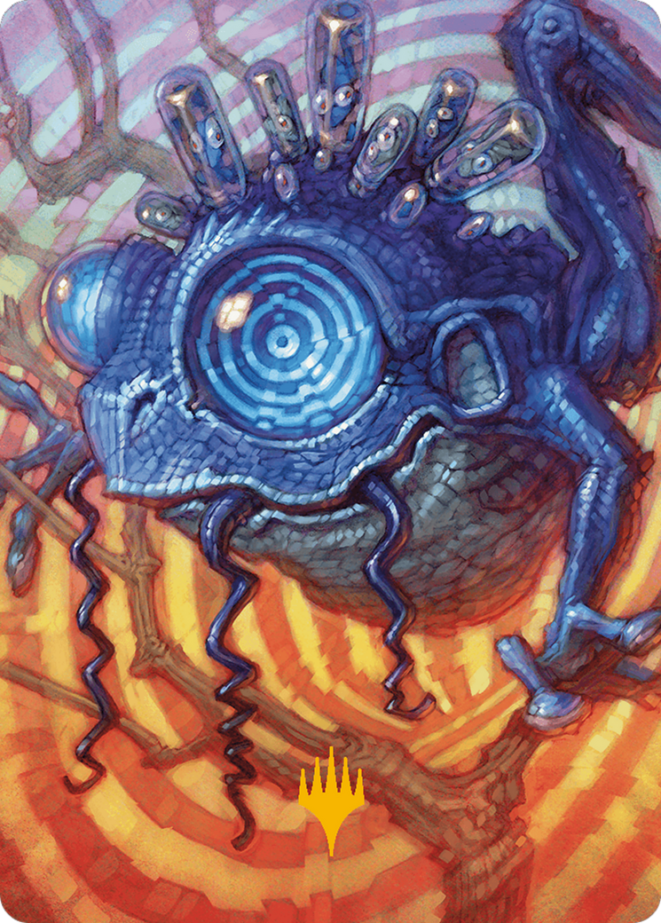 Psychic Frog Art Card (Gold-Stamped Planeswalker Symbol) [Modern Horizons 3 Art Series] | Eastridge Sports Cards & Games