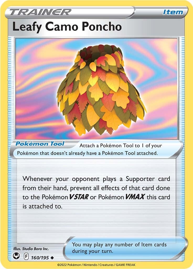Leafy Camo Poncho (160/195) [Sword & Shield: Silver Tempest] | Eastridge Sports Cards & Games