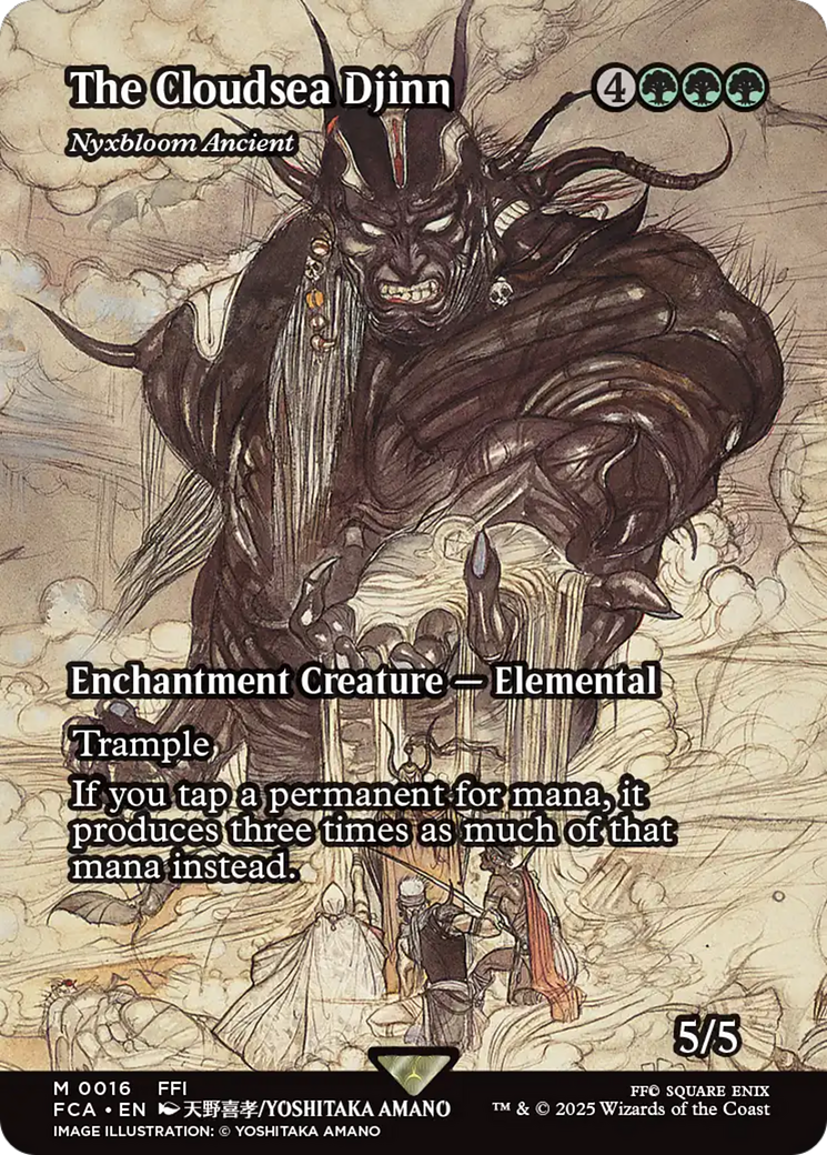 The Cloudsea Djinn - Nyxbloom Ancient (Showcase) [FINAL FANTASY : Through the Ages] | Eastridge Sports Cards & Games