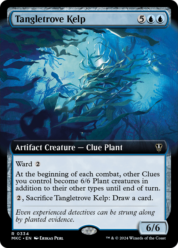 Tangletrove Kelp (Extended Art) [Murders at Karlov Manor Commander] | Eastridge Sports Cards & Games