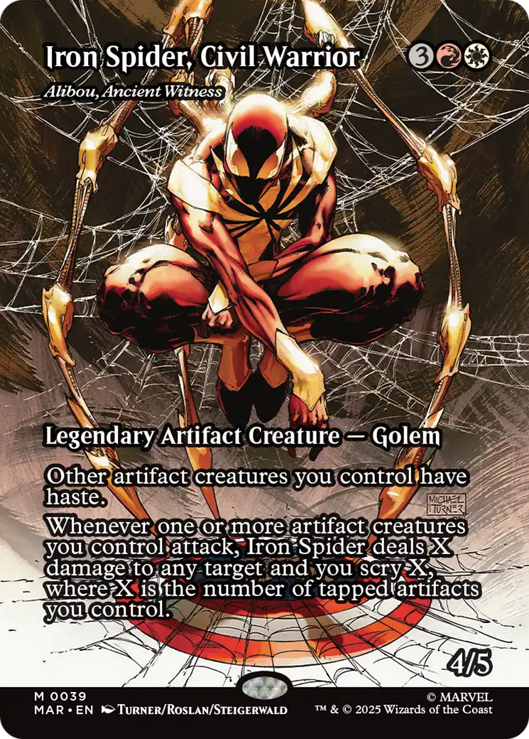 Iron Spider, Civil Warrior - Alibou, Ancient Witness [Marvel's Spider-Man: Eternal-Legal] | Eastridge Sports Cards & Games