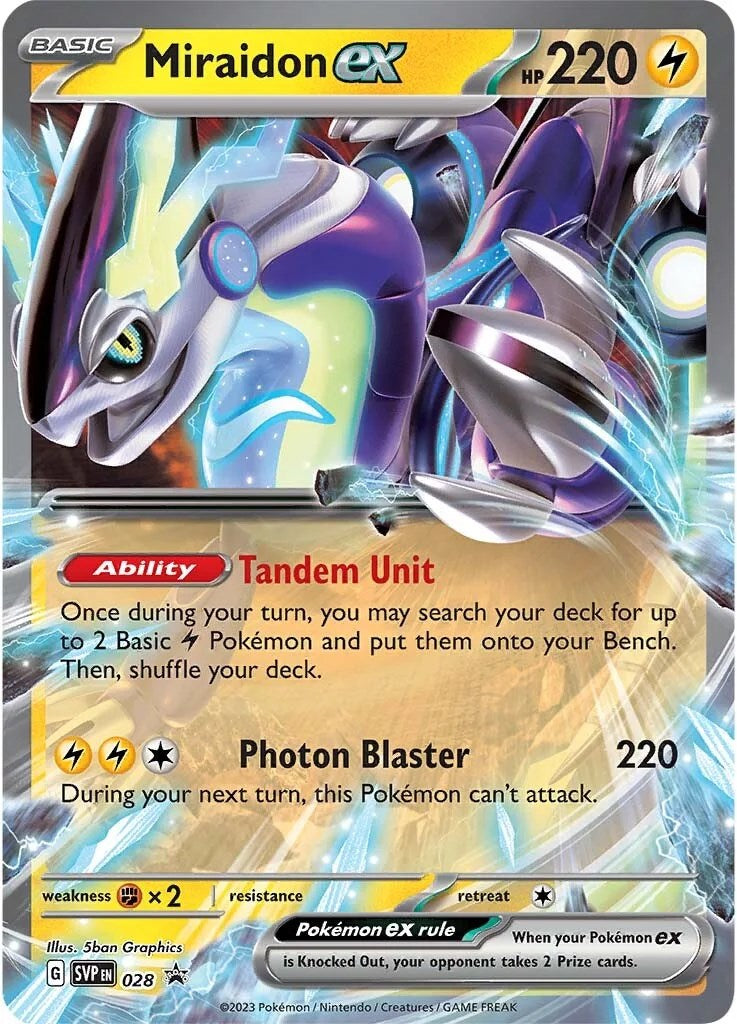 Miraidon ex (028) [Scarlet & Violet: Black Star Promos] | Eastridge Sports Cards & Games