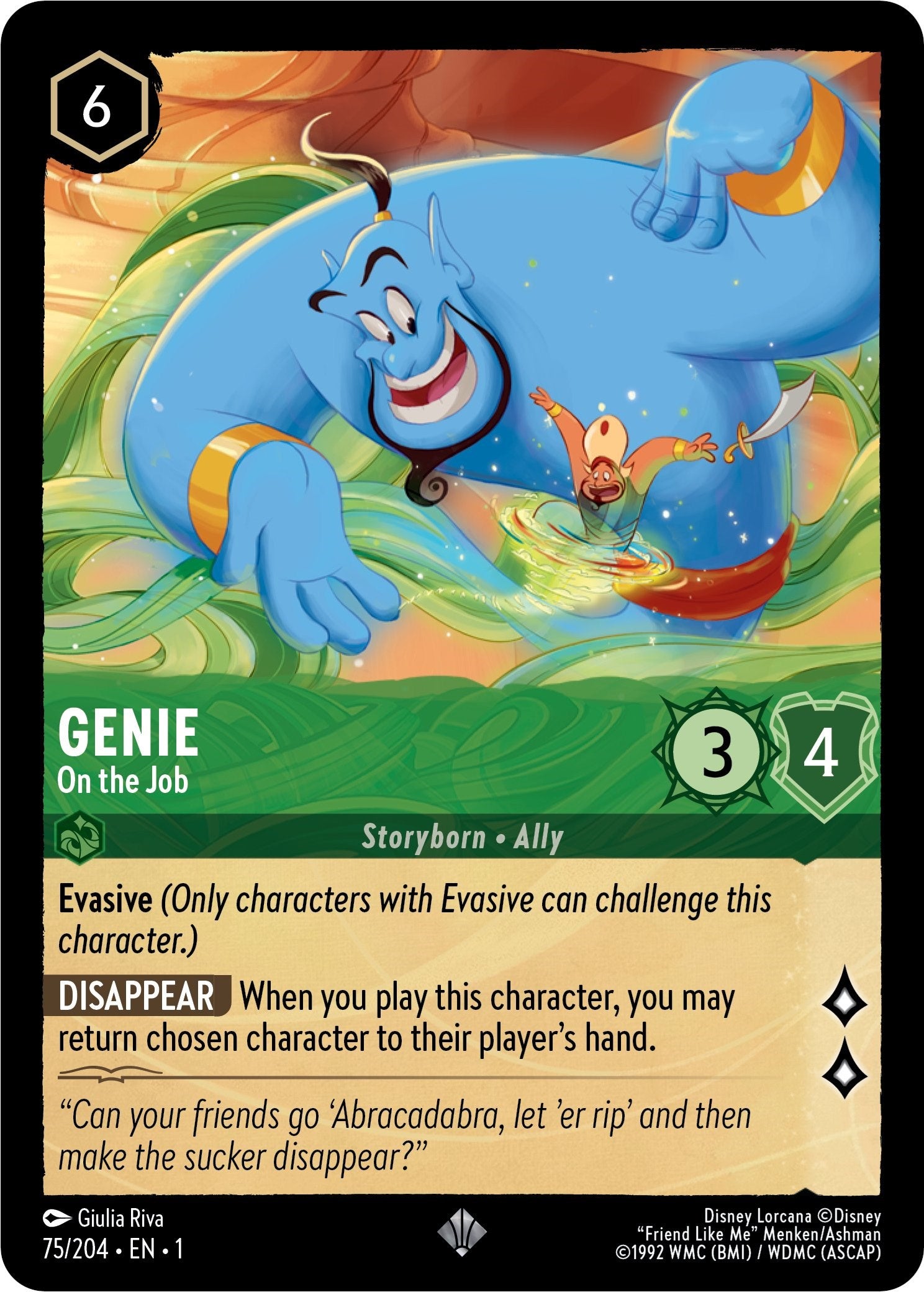 Genie - On the Job (75/204) [The First Chapter] | Eastridge Sports Cards & Games