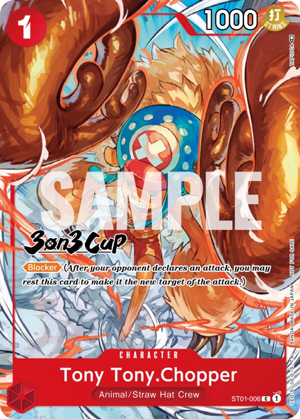 Tony Tony.Chopper (3-on-3 Cup) [Participant] [One Piece Promotion Cards] | Eastridge Sports Cards & Games