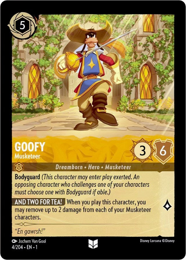 Goofy - Musketeer (4/204) [The First Chapter] | Eastridge Sports Cards & Games