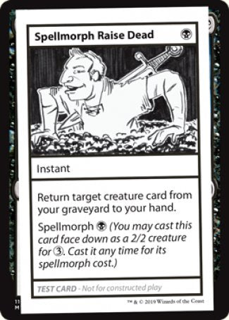 Spellmorph Raise Dead (2021 Edition) [Mystery Booster Playtest Cards] | Eastridge Sports Cards & Games