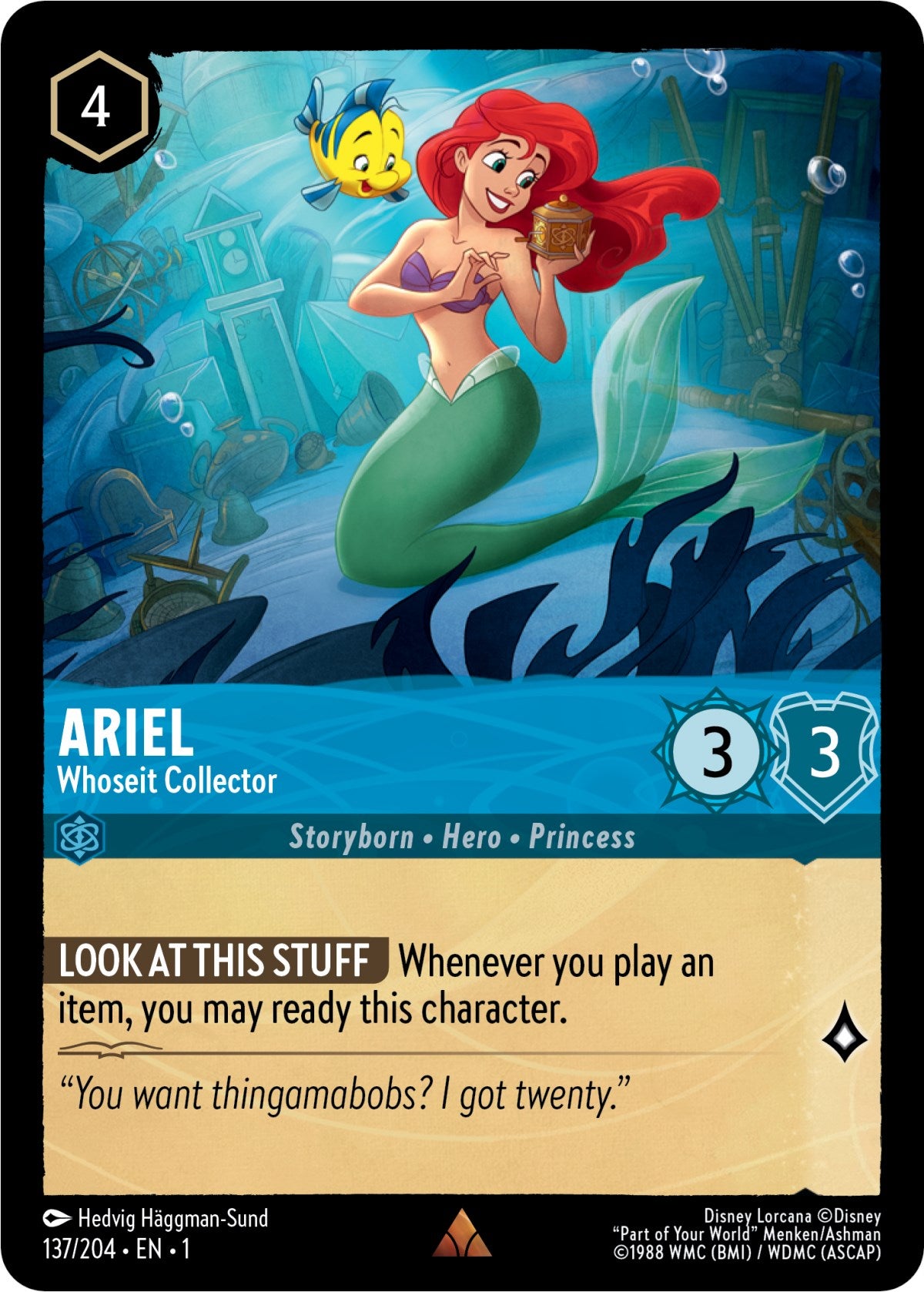 Ariel - Whoseit Collector (137/204) [The First Chapter] | Eastridge Sports Cards & Games