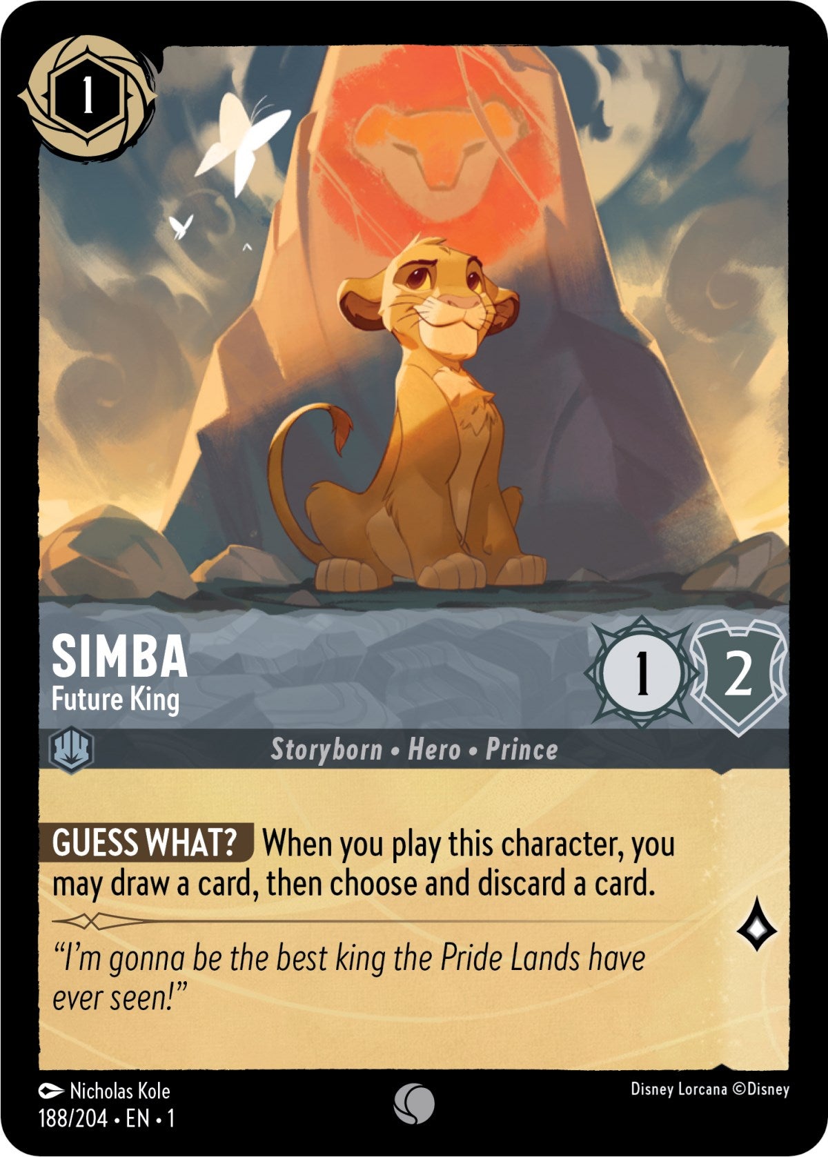 Simba - Future King (188/204) [The First Chapter] | Eastridge Sports Cards & Games