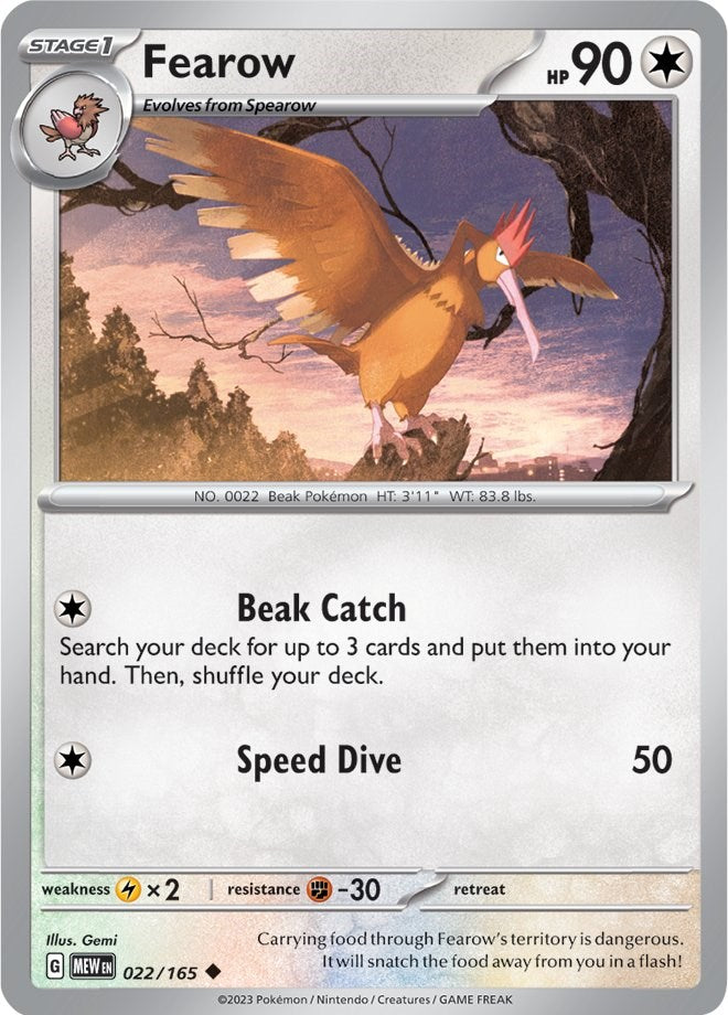 Fearow (022/165) [Scarlet & Violet: 151] | Eastridge Sports Cards & Games