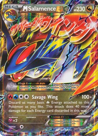 M Salamence EX (XY171) (Jumbo Card) [XY: Black Star Promos] | Eastridge Sports Cards & Games