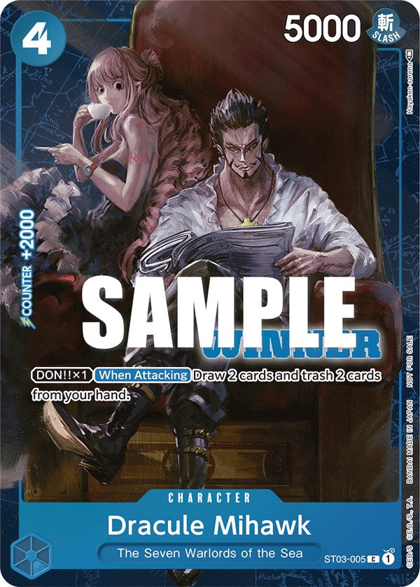 Dracule Mihawk (Tournament Pack Vol. 4) [Winner] [One Piece Promotion Cards] | Eastridge Sports Cards & Games