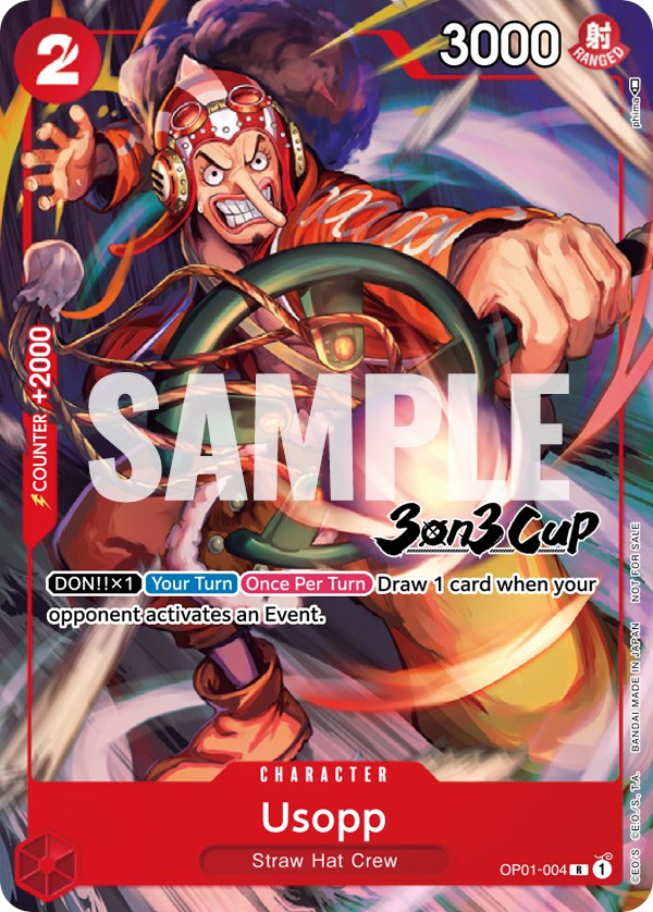 Usopp (3-on-3 Cup) [Participant] [One Piece Promotion Cards] | Eastridge Sports Cards & Games