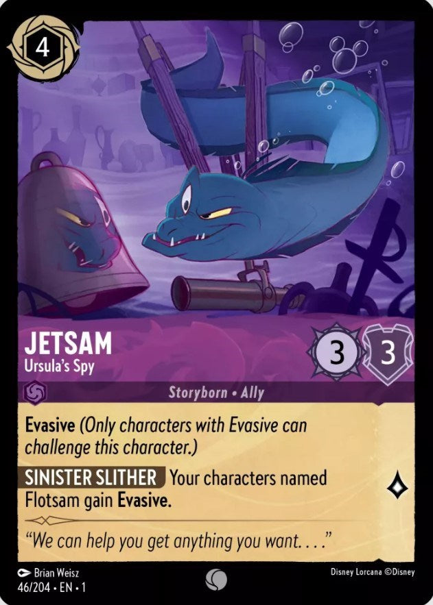 Jetsam - Ursula's Spy (46/204) [The First Chapter] | Eastridge Sports Cards & Games