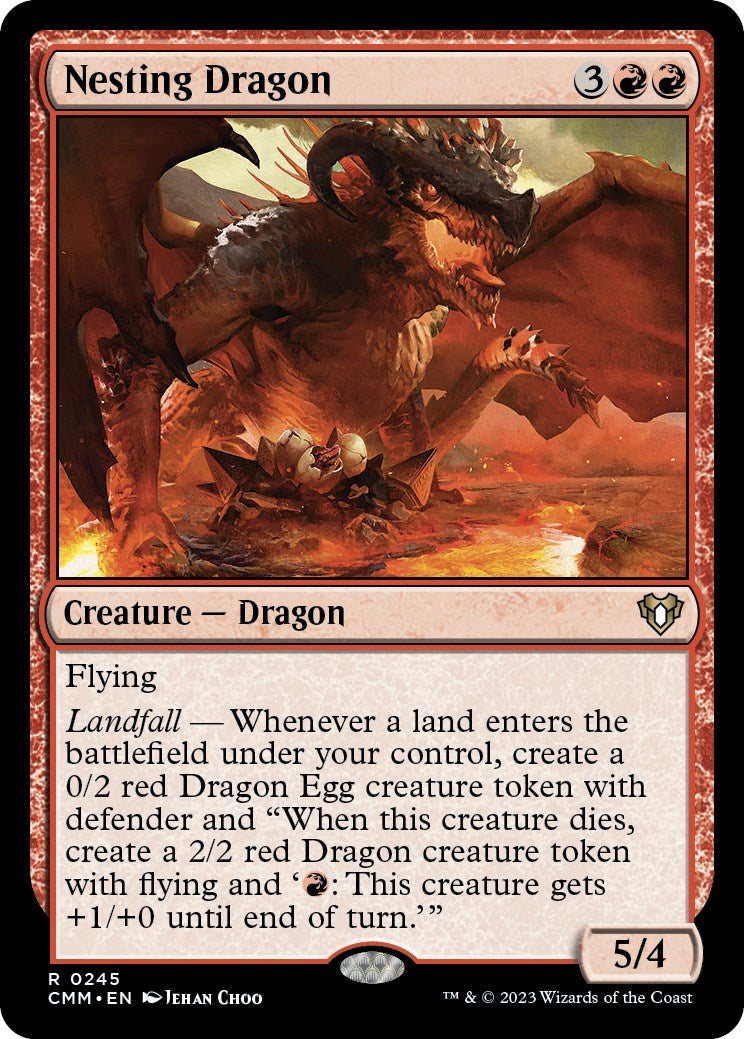 Nesting Dragon [Commander Masters] | Eastridge Sports Cards & Games