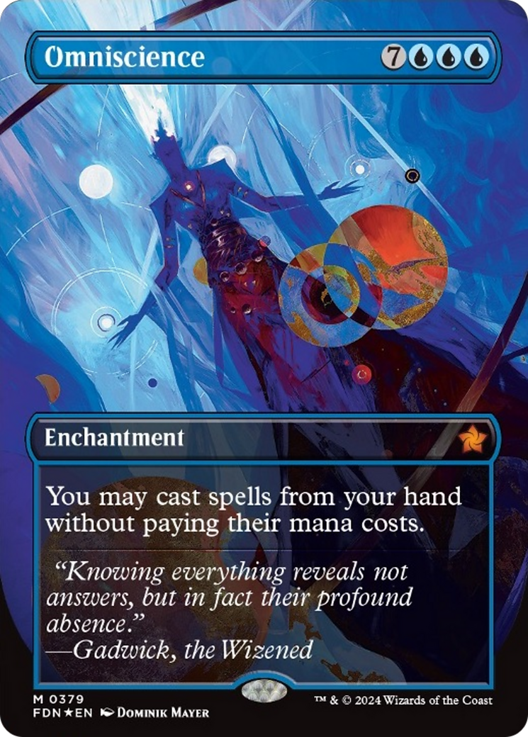 Omniscience (Borderless Mana Foil) [Foundations] | Eastridge Sports Cards & Games