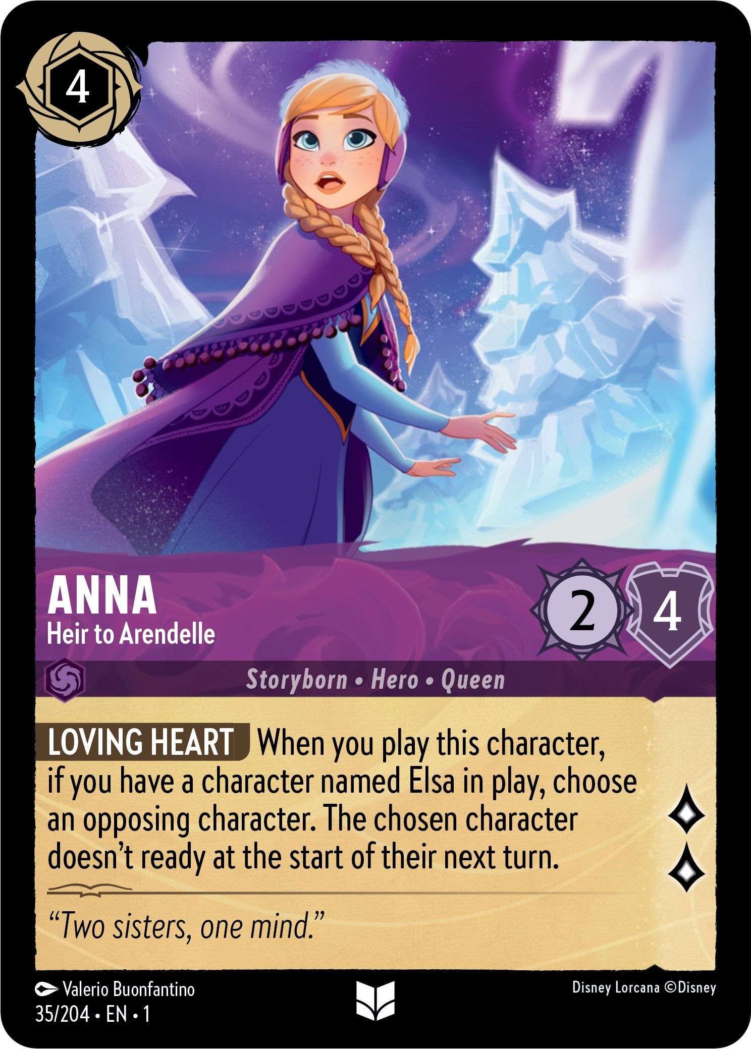 Anna - Heir to Arendelle (35/204) [The First Chapter] | Eastridge Sports Cards & Games
