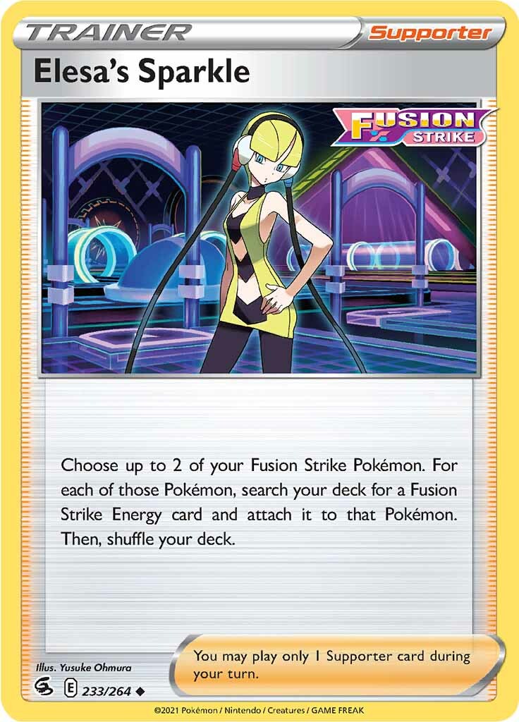 Elesa's Sparkle (233/264) [Sword & Shield: Fusion Strike] | Eastridge Sports Cards & Games