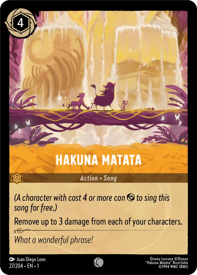 Hakuna Matata (27/204) [The First Chapter] | Eastridge Sports Cards & Games