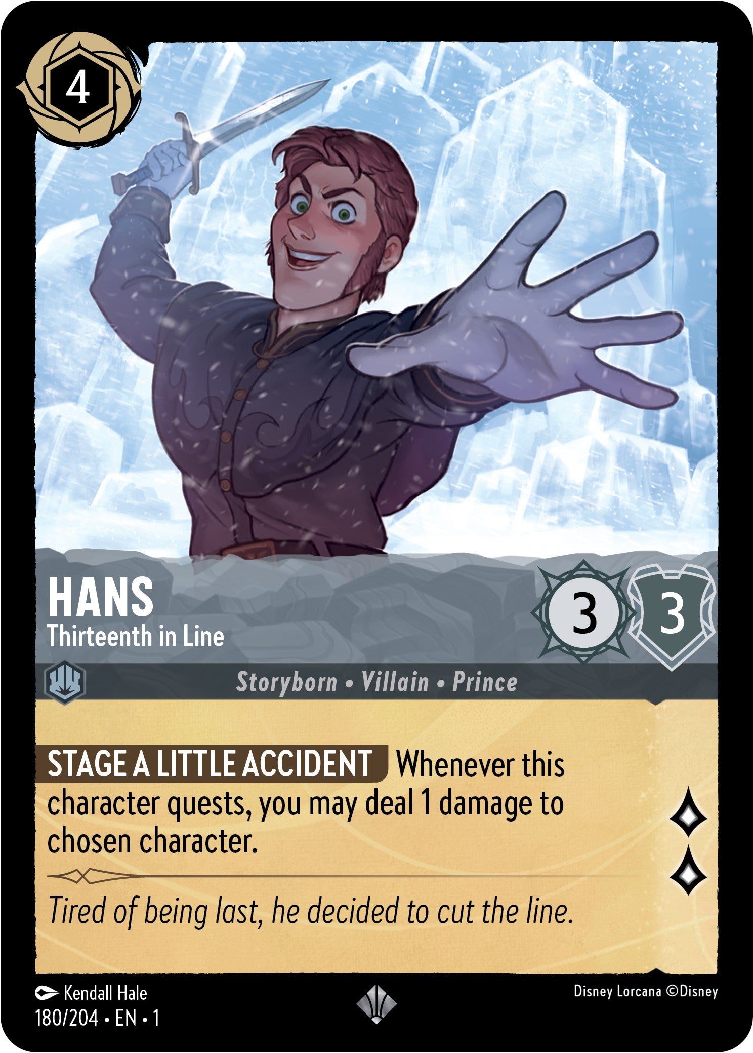 Hans - Thirteenth in Line (180/204) [The First Chapter] | Eastridge Sports Cards & Games