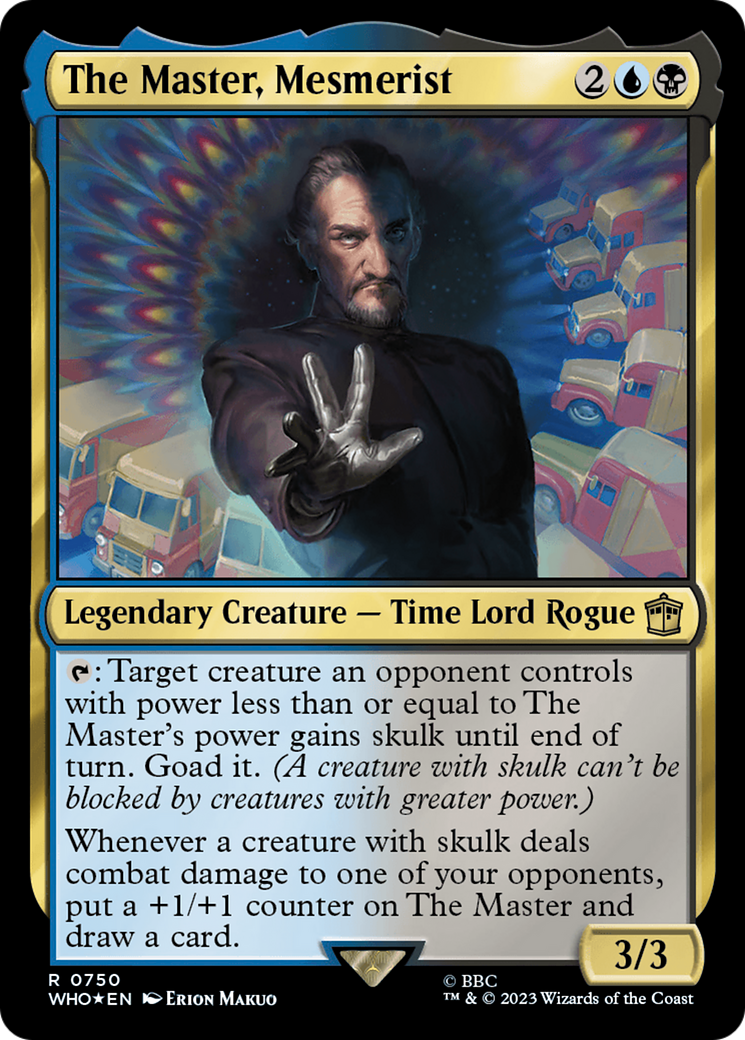 The Master, Mesmerist (Surge Foil) [Doctor Who] | Eastridge Sports Cards & Games