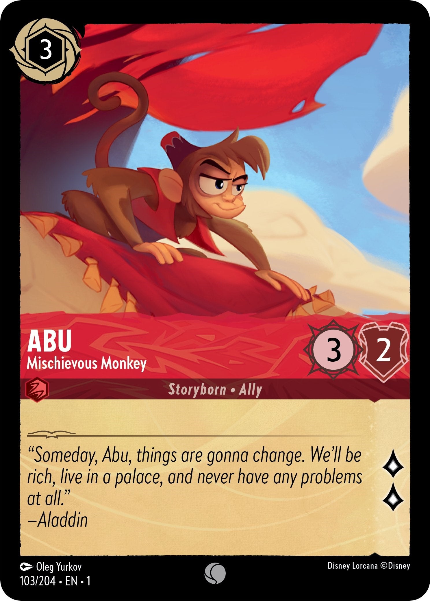 Abu - Mischievous Monkey (103/204) [The First Chapter] | Eastridge Sports Cards & Games