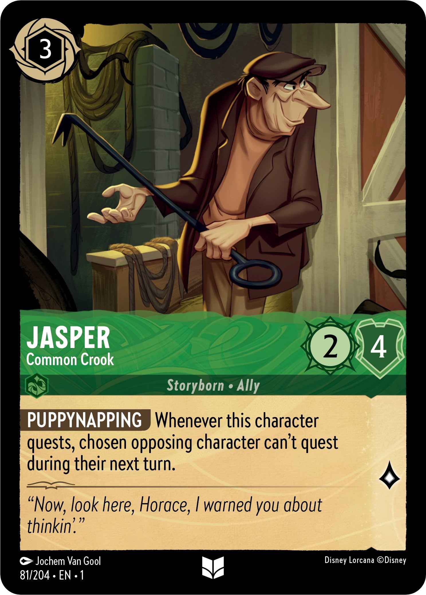 Jasper - Common Crook (81/204) [The First Chapter] | Eastridge Sports Cards & Games