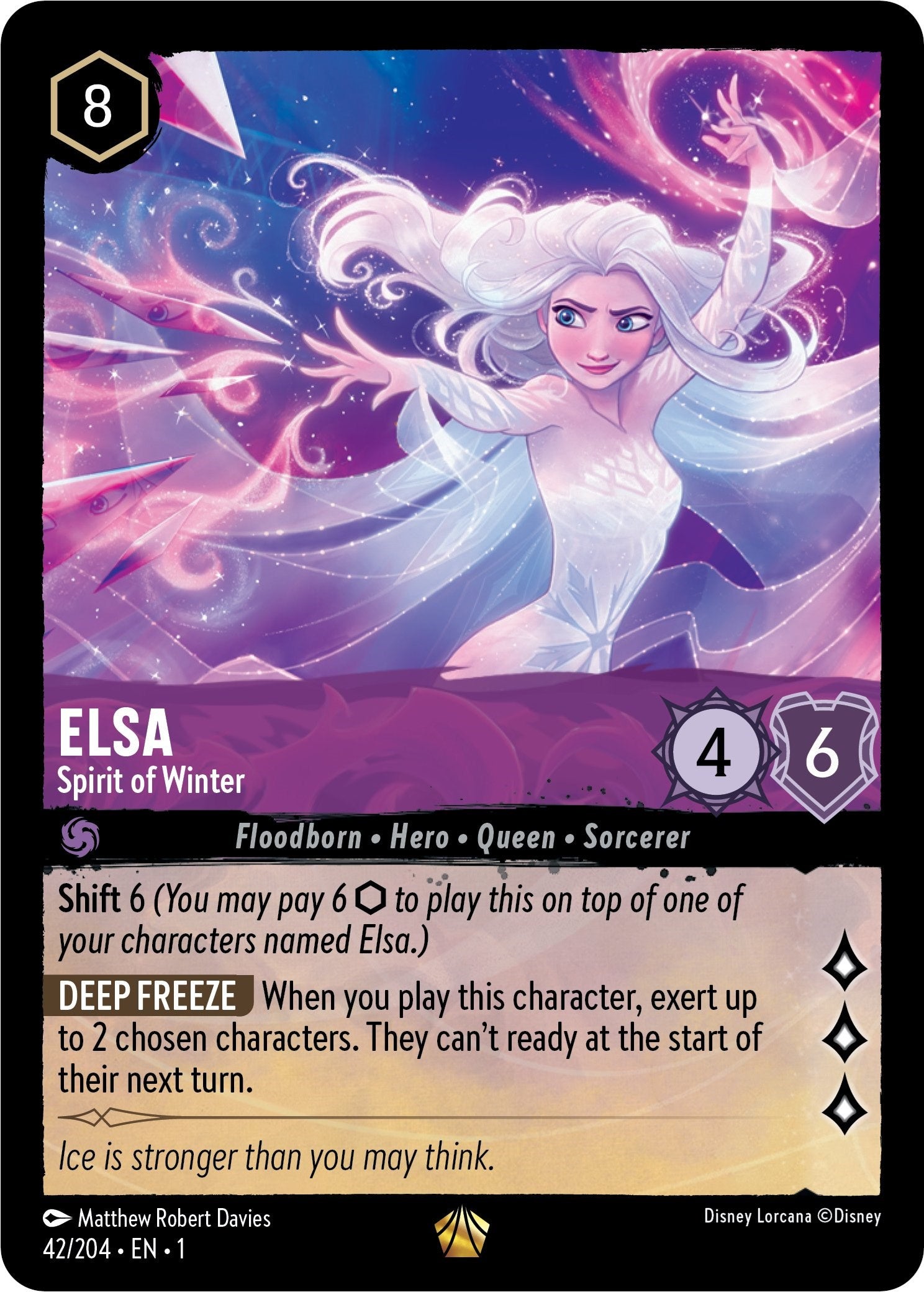 Elsa - Spirit of Winter (42/204) [The First Chapter] | Eastridge Sports Cards & Games