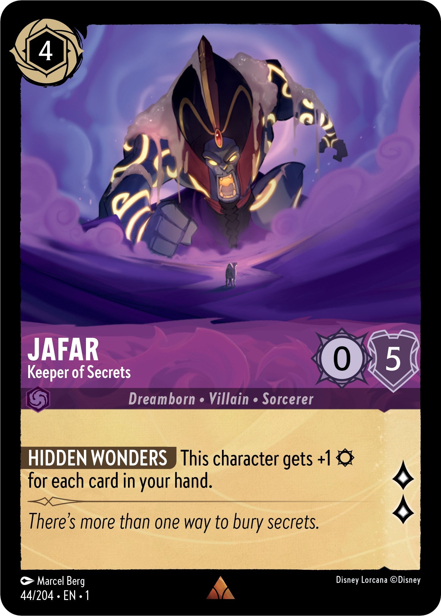 Jafar - Keeper of Secrets (44/204) [The First Chapter] | Eastridge Sports Cards & Games