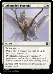 Unbounded Potential [Commander Masters] | Eastridge Sports Cards & Games