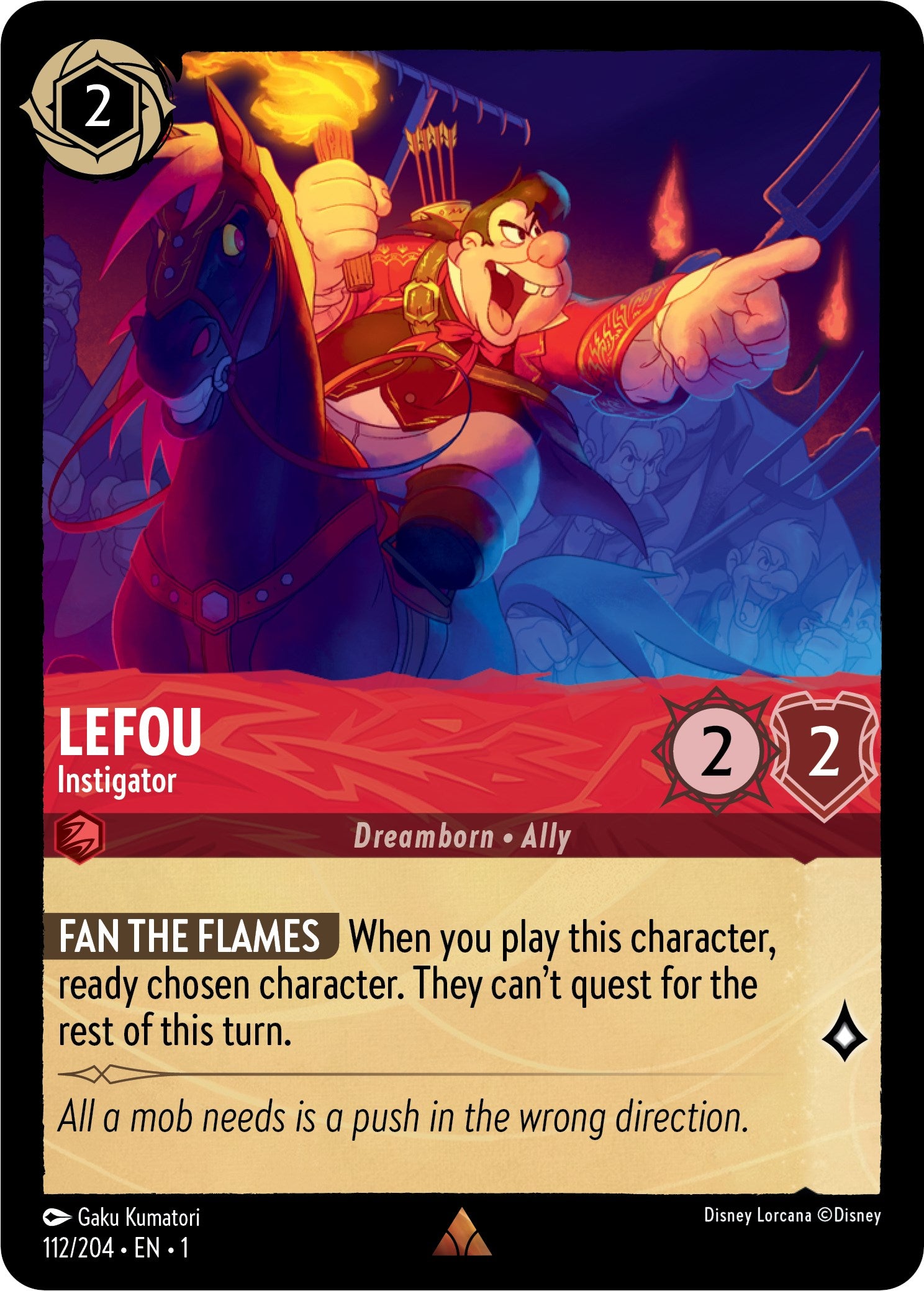 Lefou - Instigator (112/204) [The First Chapter] | Eastridge Sports Cards & Games