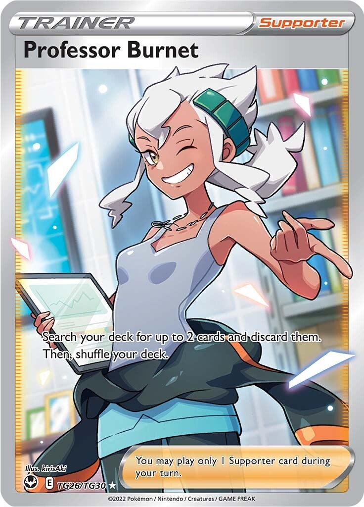 Professor Burnet (TG26/TG30) [Sword & Shield: Silver Tempest] | Eastridge Sports Cards & Games