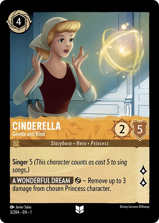 Cinderella - Gentle and Kind (3/204) [The First Chapter] | Eastridge Sports Cards & Games