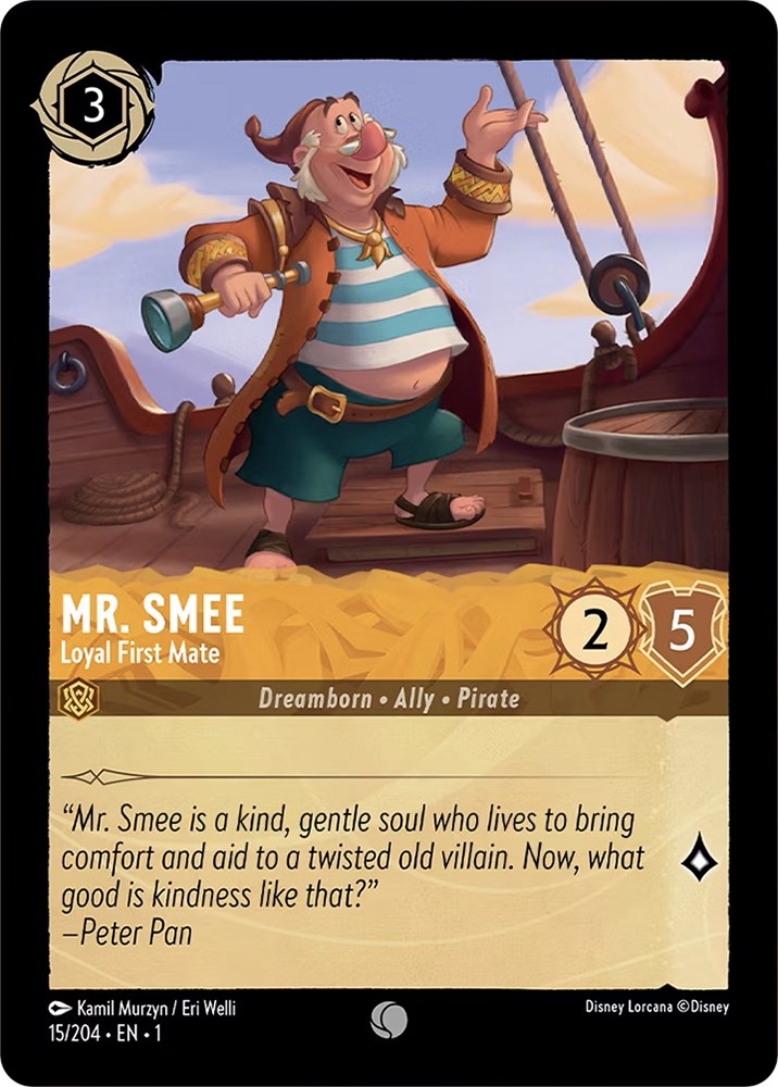Mr. Smee - Loyal First Mate (15/204) [The First Chapter] | Eastridge Sports Cards & Games