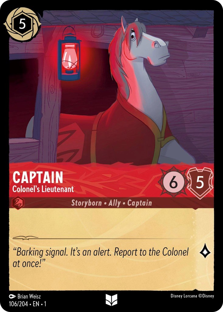 Captain - Colonel's Lieutenant (106/204) [The First Chapter] | Eastridge Sports Cards & Games